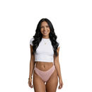 Calcinhas Caneladas Fio Dental Conforto Aurelly - Compre 5 Leve 10