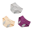 Calcinhas Menstruais Antivazamento Conforto Antibacteriana Secarelly - 3 Unidades